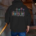 It's a Beautiful Day For Learning Teacher Students Women Men Zip Up Hoodie Back Print, funny gift It's a Beautiful Day For Learning Teacher Students Women Men Zip Up Hoodie Back Print, funny gift