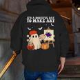 It's A Bootiful Day To Make Art Groovy Art Teacher Halloween Men Zip Up Hoodie Back Print, Groovy Teacher Hoodies, funny gift It's A Bootiful Day To Make Art Groovy Art Teacher Halloween Men Zip Up Hoodie Back Print, Groovy Teacher Hoodies, funny gift