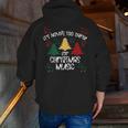 It's Never Too Early For Christmas Music Teacher Men Zip Up Hoodie Back Print, funny gift It's Never Too Early For Christmas Music Teacher Men Zip Up Hoodie Back Print, funny gift