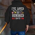 I'Ve Loved My Class For 100 Days Of School 100th Day Teacher Men Zip Up Hoodie Back Print, funny gift