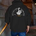 Just A Silly Goose Teaching Math Teacher Back To School Men Zip Up Hoodie Back Print, funny gift