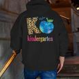 K Is For Kindergarten Teacher Tie Dye Back To School Kinder For Men Women Girls Kids Men Zip Up Hoodie Back Print, funny gift K Is For Kindergarten Teacher Tie Dye Back To School Kinder For Men Women Girls Kids Men Zip Up Hoodie Back Print, funny gift