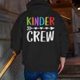 Kinder Crew Shirt Kindergarten Boy Girl Student Teacher Men Zip Up Hoodie Back Print, funny gift Kinder Crew Shirt Kindergarten Boy Girl Student Teacher Men Zip Up Hoodie Back Print, funny gift