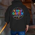 Kindergarten Crew Back To School Kindergarten Teacher Kids Men Zip Up Hoodie Back Print, funny gift