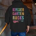 KINDERGARTEN ROCKS Teacher Crew Rock Star Kinder Team Men Zip Up Hoodie Back Print, funny gift KINDERGARTEN ROCKS Teacher Crew Rock Star Kinder Team Men Zip Up Hoodie Back Print, funny gift
