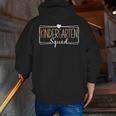 Kindergarten Squad Teachers Kids Kindergarten Back To School Men Zip Up Hoodie Back Print, funny gift Kindergarten Squad Teachers Kids Kindergarten Back To School Men Zip Up Hoodie Back Print, funny gift