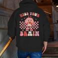 Kiss Your Brain Valentines Test Day Teacher Squad Kids Men Zip Up Hoodie Back Print, funny gift Kiss Your Brain Valentines Test Day Teacher Squad Kids Men Zip Up Hoodie Back Print, funny gift