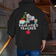 Koalafied Teacher Proud School Teacher Koala Cute T-Shirt Men Zip Up Hoodie Back Print, funny gift Koalafied Teacher Proud School Teacher Koala Cute T-Shirt Men Zip Up Hoodie Back Print, funny gift