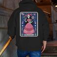 La Maestra Halloween Mexican Bingo Card Teacher Lottery Card Men Zip Up Hoodie Back Print, funny gift La Maestra Halloween Mexican Bingo Card Teacher Lottery Card Men Zip Up Hoodie Back Print, funny gift