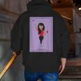 La Maestra Mexican Bingo Card Teacher Lottery Card Men Zip Up Hoodie Back Print, funny gift