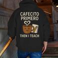 Latina Teacher Bilingual Educator Spanish Heritage Empower Men Zip Up Hoodie Back Print, funny gift Latina Teacher Bilingual Educator Spanish Heritage Empower Men Zip Up Hoodie Back Print, funny gift