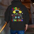 Level Up Your Education Gaming Inspired Teacher Gamers For Men Women Kids Men Zip Up Hoodie Back Print, funny gift Level Up Your Education Gaming Inspired Teacher Gamers For Men Women Kids Men Zip Up Hoodie Back Print, funny gift