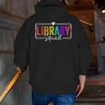 Library Squad Team Librarian Teacher Book Lover Men Zip Up Hoodie Back Print, funny gift Library Squad Team Librarian Teacher Book Lover Men Zip Up Hoodie Back Print, funny gift