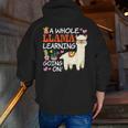 Llama Learning T Shirt Teachers Students Alpaca Lovers Men Zip Up Hoodie Back Print, funny gift Llama Learning T Shirt Teachers Students Alpaca Lovers Men Zip Up Hoodie Back Print, funny gift