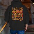 I Love My Kindergarten Turkeys Thanksgiving Teacher Students Men Zip Up Hoodie Back Print, funny gift I Love My Kindergarten Turkeys Thanksgiving Teacher Students Men Zip Up Hoodie Back Print, funny gift