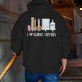 I Love School Supplies Teacher Shirt Men Zip Up Hoodie Back Print, funny gift I Love School Supplies Teacher Shirt Men Zip Up Hoodie Back Print, funny gift