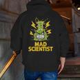 Mad Scientist Kids Youth Adult Science Teacher Chemistry Men Zip Up Hoodie Back Print, Science Teacher Hoodies, funny gift