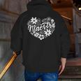 Maestra Spanish Teacher Men Zip Up Hoodie Back Print, funny gift Maestra Spanish Teacher Men Zip Up Hoodie Back Print, funny gift