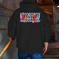 Maestra Teacher Spanish Back To School First Day Of School Men Zip Up Hoodie Back Print, funny gift Maestra Teacher Spanish Back To School First Day Of School Men Zip Up Hoodie Back Print, funny gift