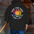 Make Your Mark For a International Dot Day Teacher Dot Lover Men Zip Up Hoodie Back Print, funny gift Make Your Mark For a International Dot Day Teacher Dot Lover Men Zip Up Hoodie Back Print, funny gift