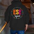 Matching ESE Squad First Last Day Team Teacher Student Tribe Men Zip Up Hoodie Back Print, funny gift
