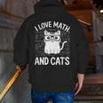 Math And Cats Apparel For Teachers Students Cat Lovers Men Zip Up Hoodie Back Print, funny gift Math And Cats Apparel For Teachers Students Cat Lovers Men Zip Up Hoodie Back Print, funny gift