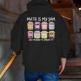 Math Is My Jam And I'm Here To Spread It Math Teacher Men Zip Up Hoodie Back Print, funny gift Math Is My Jam And I'm Here To Spread It Math Teacher Men Zip Up Hoodie Back Print, funny gift