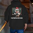 Math Teacher Chicken Mathemachicken Pun Men Zip Up Hoodie Back Print, funny gift Math Teacher Chicken Mathemachicken Pun Men Zip Up Hoodie Back Print, funny gift