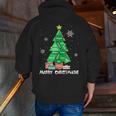 Math Teacher Polygon Christmas Tree Geometry Merry Christmas Men Zip Up Hoodie Back Print, funny gift