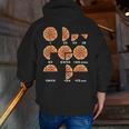 Maths Day Costume Idea Kids Teachers Pizza Slice Fraction Men Zip Up Hoodie Back Print, funny gift Maths Day Costume Idea Kids Teachers Pizza Slice Fraction Men Zip Up Hoodie Back Print, funny gift