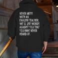 Never Mess With An English Teacher Back To School Men Zip Up Hoodie Back Print, English Teacher Hoodies, funny gift Never Mess With An English Teacher Back To School Men Zip Up Hoodie Back Print, English Teacher Hoodies, funny gift