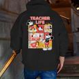 Mickey Mouse Teacher Life Men Zip Up Hoodie Back Print, funny gift Mickey Mouse Teacher Life Men Zip Up Hoodie Back Print, funny gift