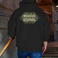 Middle School Camo Retro Back To School Teachers Men Zip Up Hoodie Back Print, funny gift Middle School Camo Retro Back To School Teachers Men Zip Up Hoodie Back Print, funny gift