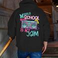 Middle School Is My Jam Cute Teacher Shirt 80's 90's Styl Men Zip Up Hoodie Back Print, funny gift Middle School Is My Jam Cute Teacher Shirt 80's 90's Styl Men Zip Up Hoodie Back Print, funny gift