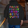 Monster ABC Cute Alphabet Halloween Teacher Costume Kids Men Zip Up Hoodie Back Print, funny gift Monster ABC Cute Alphabet Halloween Teacher Costume Kids Men Zip Up Hoodie Back Print, funny gift