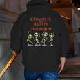 Montessori Creepin' It Real HALLOWEEN School Teacher Shirt Men Zip Up Hoodie Back Print, funny gift Montessori Creepin' It Real HALLOWEEN School Teacher Shirt Men Zip Up Hoodie Back Print, funny gift