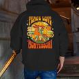 Montessori School Montessori Teacher Peace Love Montessori For Men Women Men Zip Up Hoodie Back Print, funny gift