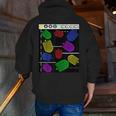 Nerdy Forms Nanotubes Chemistry Teacher Geek Men Zip Up Hoodie Back Print, funny gift