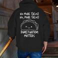 No More Tacos Punctuation Matters Taco English Teacher Men Zip Up Hoodie Back Print, English Teacher Hoodies, funny gift No More Tacos Punctuation Matters Taco English Teacher Men Zip Up Hoodie Back Print, English Teacher Hoodies, funny gift