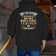 Not Superhero But Middle School Teacher For Men Women Men Zip Up Hoodie Back Print, funny gift