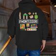 Novelty Montessori Studying Learning Schooling Teacher Love For Men Women Men Zip Up Hoodie Back Print, funny gift Novelty Montessori Studying Learning Schooling Teacher Love For Men Women Men Zip Up Hoodie Back Print, funny gift