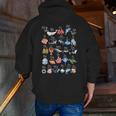 Ocean Animals Alphabet Cute Sea Life ABC Marine Kids Teacher Men Zip Up Hoodie Back Print, funny gift Ocean Animals Alphabet Cute Sea Life ABC Marine Kids Teacher Men Zip Up Hoodie Back Print, funny gift