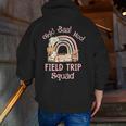 Oink Baa Moo Field Trip Squad Teacher Students Matching Men Zip Up Hoodie Back Print, funny gift