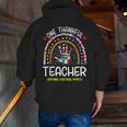 One Thankful Teacher Hispanic Heritage Month Countries Flags Men Zip Up Hoodie Back Print, funny gift One Thankful Teacher Hispanic Heritage Month Countries Flags Men Zip Up Hoodie Back Print, funny gift