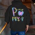 P Is For Pre-K Preschool Teacher Tie Dye Back To School Men Zip Up Hoodie Back Print, funny gift P Is For Pre-K Preschool Teacher Tie Dye Back To School Men Zip Up Hoodie Back Print, funny gift