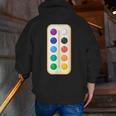 Paint Palette ArtSet Halloween Costume For Teachers Students For Men Women Kids Men Zip Up Hoodie Back Print, funny gift