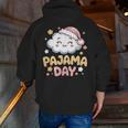 Pajama Day School Spirit Week Fun Cloud Teacher Men Zip Up Hoodie Back Print, funny gift
