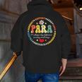 Paras Make It Possible Paraprofessional Teacher Assistant Men Zip Up Hoodie Back Print, funny gift