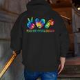Peace Love Physical Education Tie Dye Sports PE Teacher Men Zip Up Hoodie Back Print, Pe Teacher Hoodies, funny gift