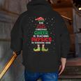 Physics Teacher Christmas Elf Christmas Cheer Men Zip Up Hoodie Back Print, funny gift Physics Teacher Christmas Elf Christmas Cheer Men Zip Up Hoodie Back Print, funny gift